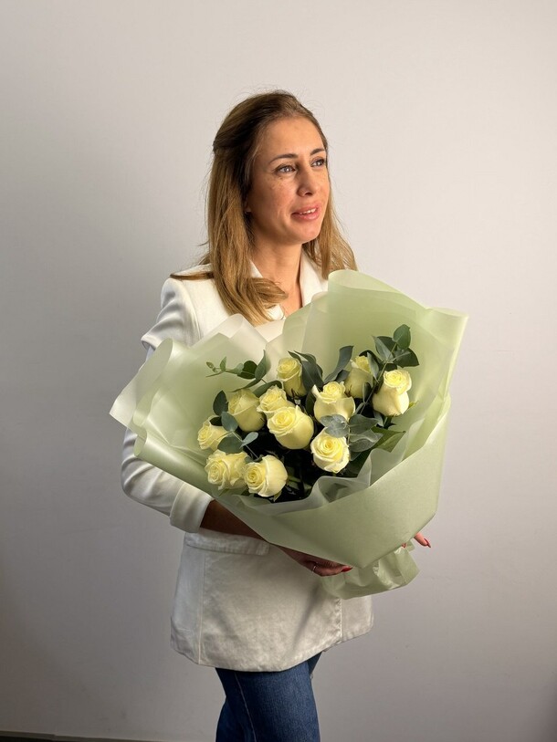 Букет из роз «изабелла», артикул F1519327 - 3390 рублей, доставка по городу. Flawery - доставка цветов