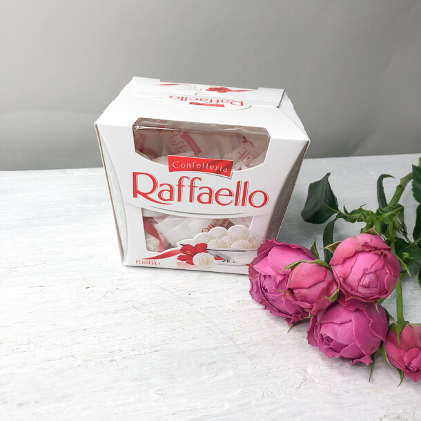 Конфеты "рафаэлло", артикул F1270468 - 1250 рублей, доставка по городу. Flawery - доставка цветов