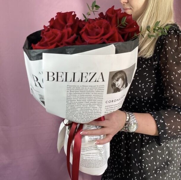 Букет из французских роз, артикул F1266900 - 2470 рублей, доставка по городу. Flawery - доставка цветов