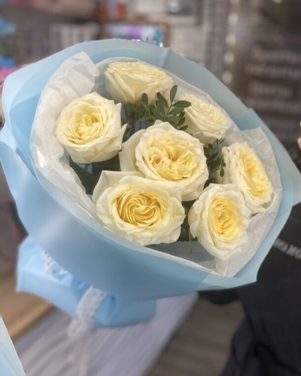 Букет из пионовидной розы, артикул F1388795 - 3470 рублей, доставка по городу. Flawery - доставка цветов