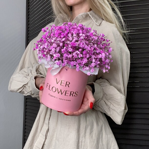 Гипсофила в коробке, артикул F1138435 - 3194 рублей, доставка по городу. Flawery - доставка цветов