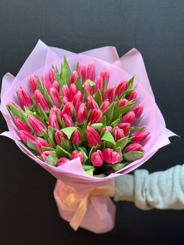 Тюлпаны, артикул F1387377 - 10808 рублей, доставка по городу. Flawery - доставка цветов