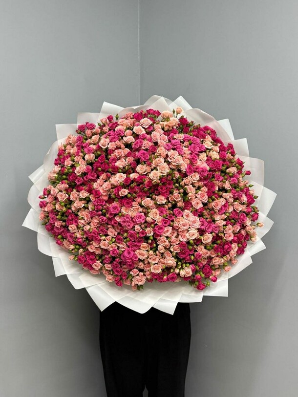 Кустовые розы, артикул F1387481 - 38487 рублей, доставка по городу. Flawery - доставка цветов