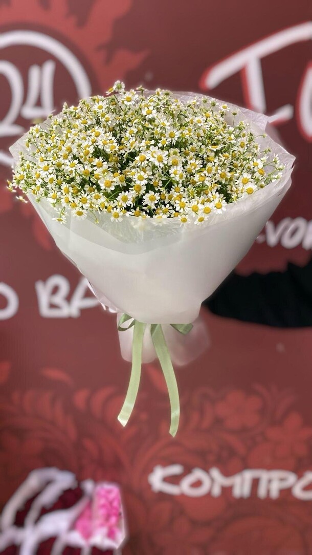 Букет ромашек, артикул F1446882 - 9900 рублей, доставка по городу. Flawery - доставка цветов