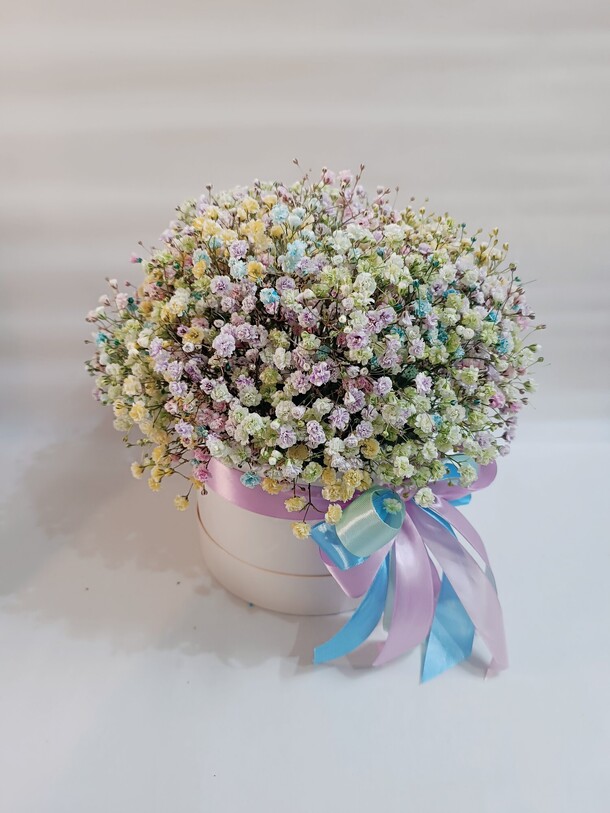 Радужная гипсофила, артикул F1146826 - 2990 рублей, доставка по городу. Flawery - доставка цветов