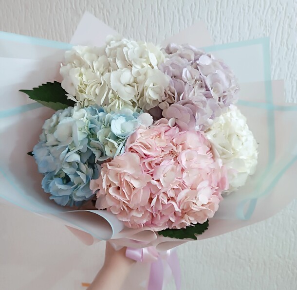 Воздушные гортензии, артикул F1157368 - 4190 рублей, доставка по городу. Flawery - доставка цветов