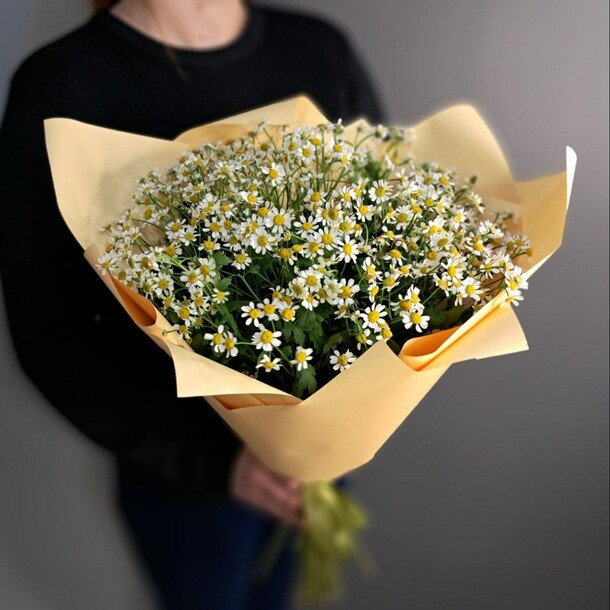 Букет ромашек, артикул F1399251 - 4490 рублей, доставка по городу. Flawery - доставка цветов
