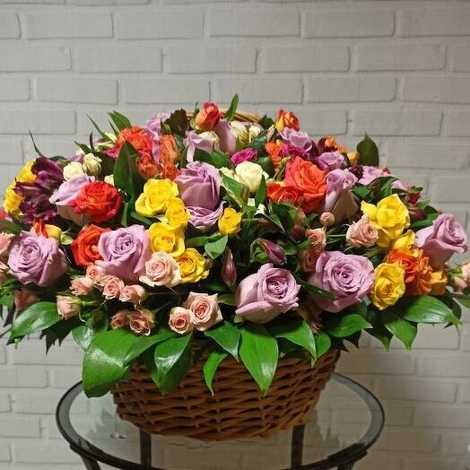 Корзина "надежда", артикул F1067382 - 19892 рублей, доставка по городу. Flawery - доставка цветов