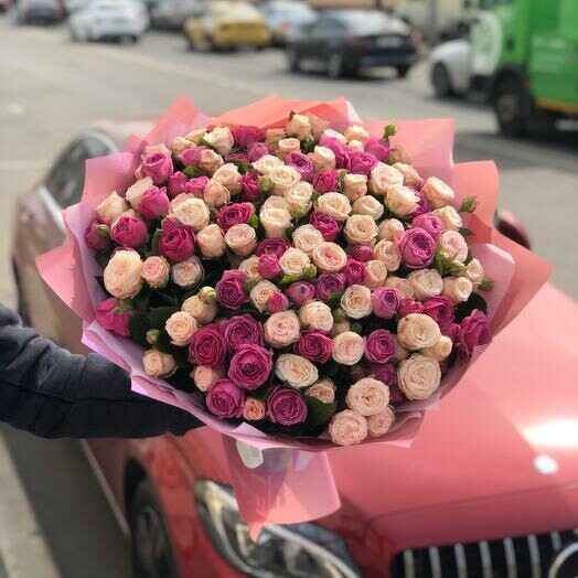 Букет  "pink", артикул F1068176 - 18707 рублей, доставка по городу. Flawery - доставка цветов