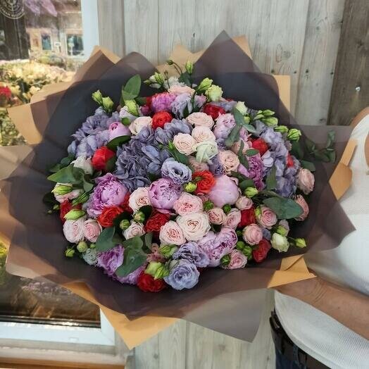 Букет " lavender mood"💜, артикул F1068815 - 14060 рублей, доставка по городу. Flawery - доставка цветов