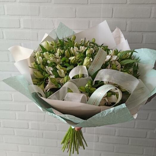 Букет "мятное мороженое", артикул F85607 - 6175 рублей, доставка по городу. Flawery - доставка цветов