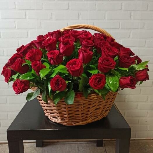 Корзина "море любви", артикул F88385 - 13903 рублей, доставка по городу. Flawery - доставка цветов