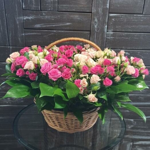 Корзина "дыхание лета", артикул F92593 - 12898 рублей, доставка по городу. Flawery - доставка цветов
