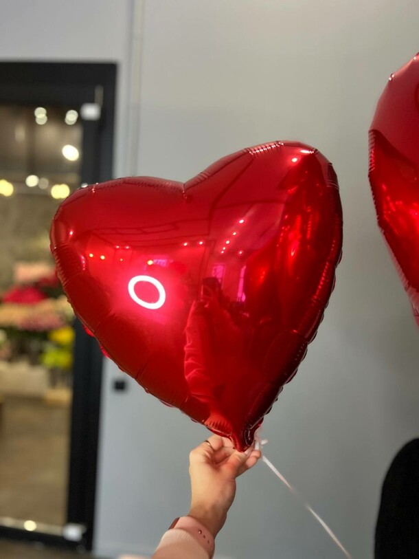 Воздушный шар сердце, артикул F1381916 - 450 рублей, доставка по городу. Flawery - доставка цветов