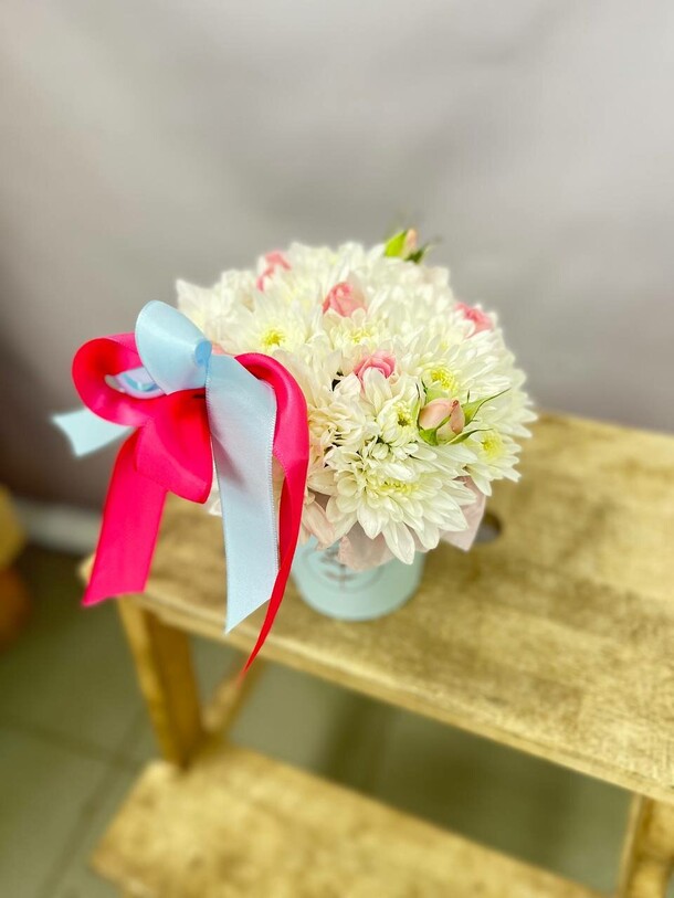 Композиция "романтик", артикул F1417306 - 1730 рублей, доставка по городу. Flawery - доставка цветов