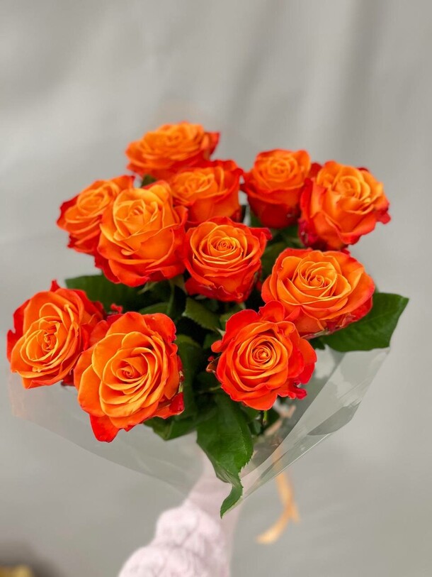 Букет "оранжевое солнце", артикул F1419713 - 3981 рублей, доставка по городу. Flawery - доставка цветов