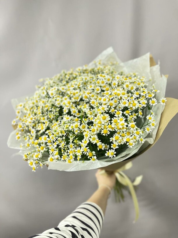 Букет "ромашка", артикул F1419783 - 5917 рублей, доставка по городу. Flawery - доставка цветов