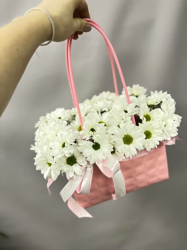 Композиция "хризантема", артикул F1420293 - 3618 рублей, доставка по городу. Flawery - доставка цветов