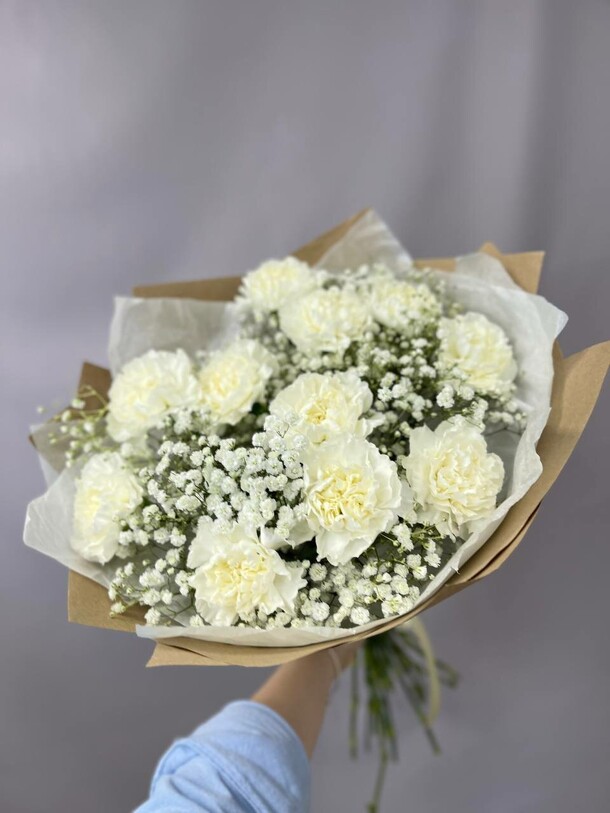 Букет "нежный", артикул F1420654 - 4223 рублей, доставка по городу. Flawery - доставка цветов