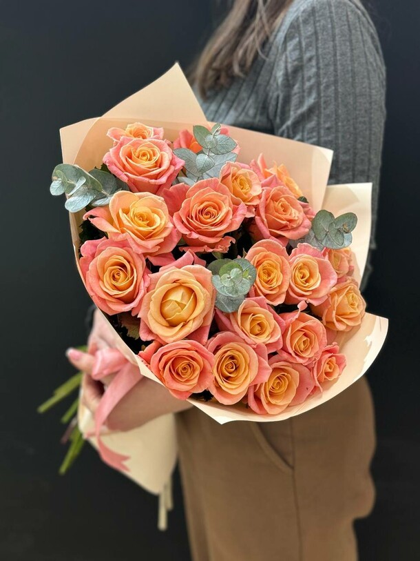 Розовый закат, артикул F1276686 - 9200 рублей, доставка по городу. Flawery - доставка цветов