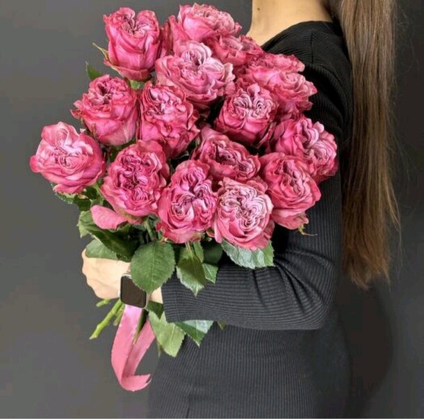 Шикарная эквадорская пионовидная роза кантри блюз, артикул F1454909 - 6300 рублей, доставка по городу. Flawery - доставка цветов