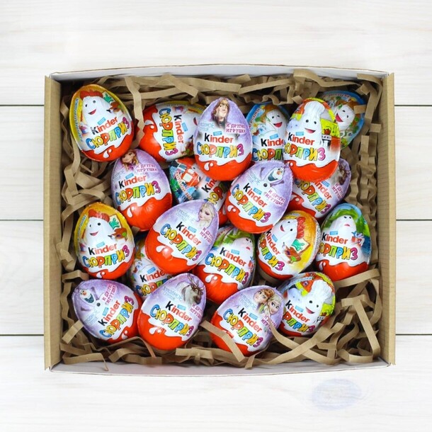 Подарочный набор "киндер", артикул F77409 - 9889 рублей, доставка по городу. Flawery - доставка цветов