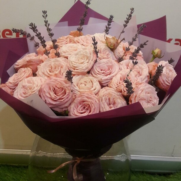 Нежная лаванда, артикул F104197 - 18477 рублей, доставка по городу. Flawery - доставка цветов