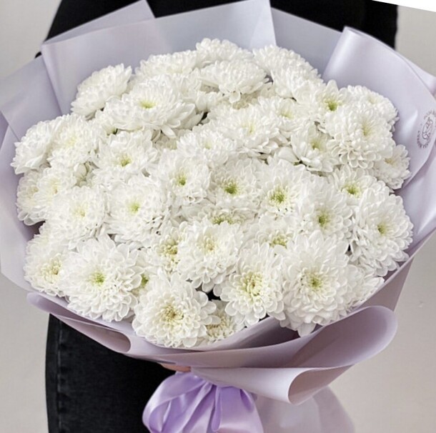 Букет хризантемы, артикул F1313452 - 12250 рублей, доставка по городу. Flawery - доставка цветов