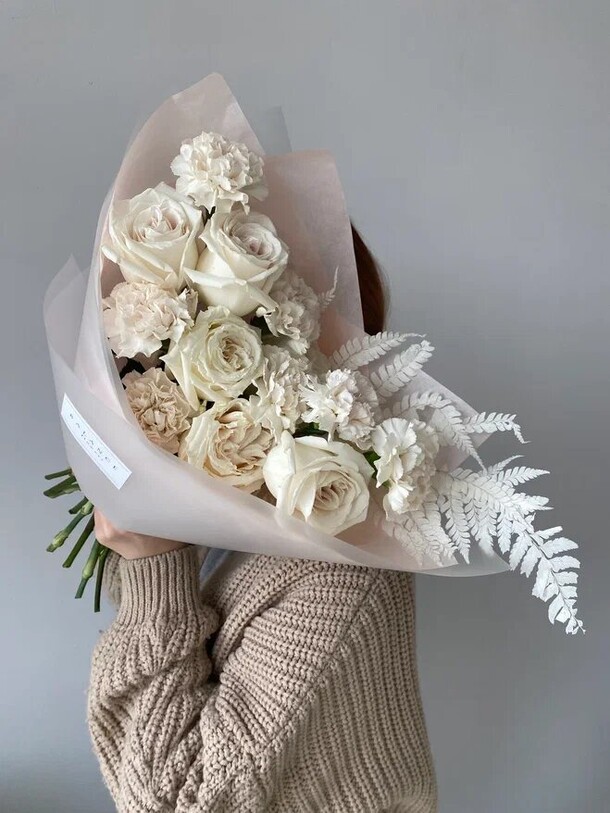 Букет "белый ангел", артикул F1254813 - 5190 рублей, доставка по городу. Flawery - доставка цветов