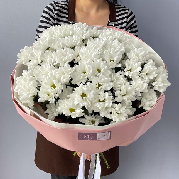 Ромашковый букет, артикул F1159501 - 5400 рублей, доставка по городу. Flawery - доставка цветов