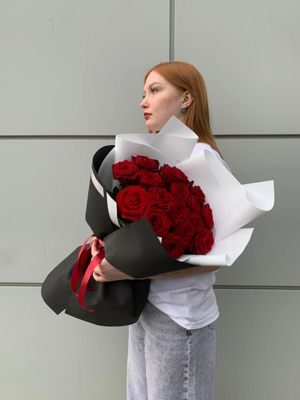 Букет графика любви, артикул F1408361 - 5600 рублей, доставка по городу. Flawery - доставка цветов