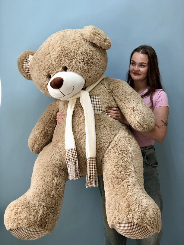 Плюшевый мишка размер xl, артикул F1163522 - 11900 рублей, доставка по городу. Flawery - доставка цветов