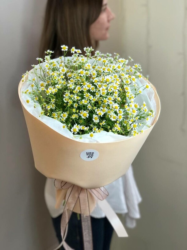 Ромашки, артикул F1165383 - 6500 рублей, доставка по городу. Flawery - доставка цветов