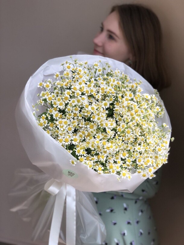 Ромашки, артикул F1273874 - 7750 рублей, доставка по городу. Flawery - доставка цветов