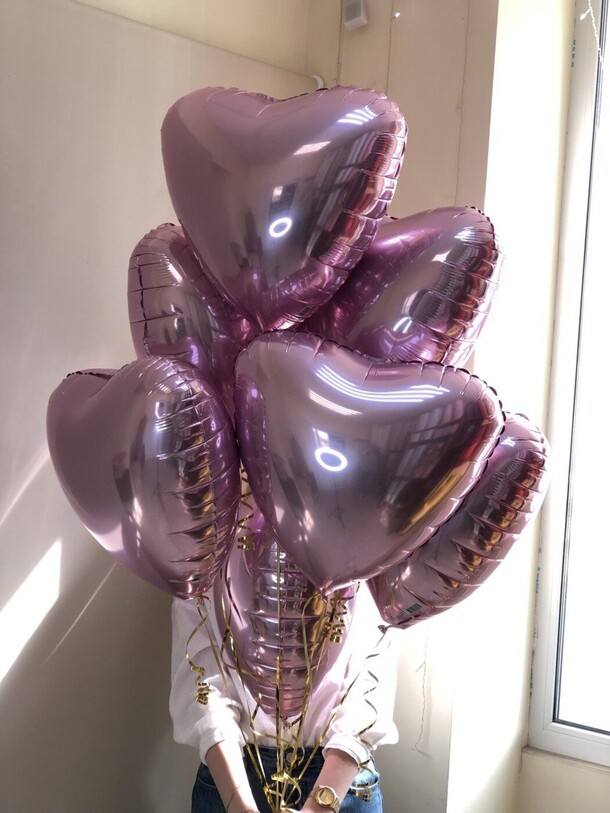 Фонтан из розовых сердец, артикул F1276402 - 5970 рублей, доставка по городу. Flawery - доставка цветов