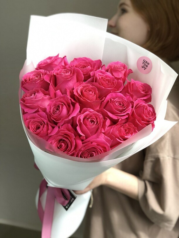 "pink" - букет ароматных роз, артикул F1409454 - 11700 рублей, доставка по городу. Flawery - доставка цветов