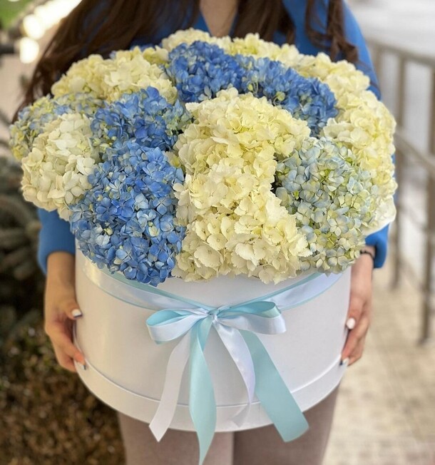 Гортензия микс 15, артикул F1193203 - 22386 рублей, доставка по городу. Flawery - доставка цветов