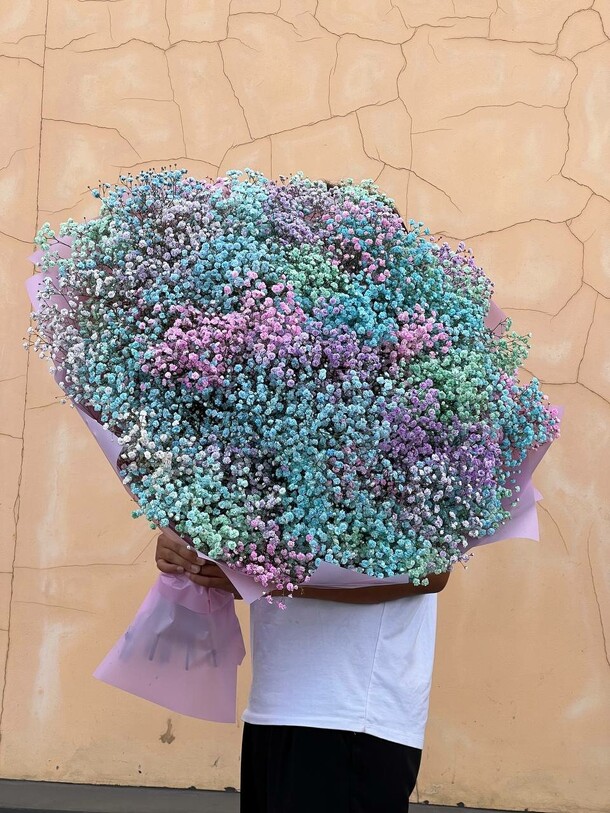 Гипсофила радужная, артикул F1209971 - 11156 рублей, доставка по городу. Flawery - доставка цветов