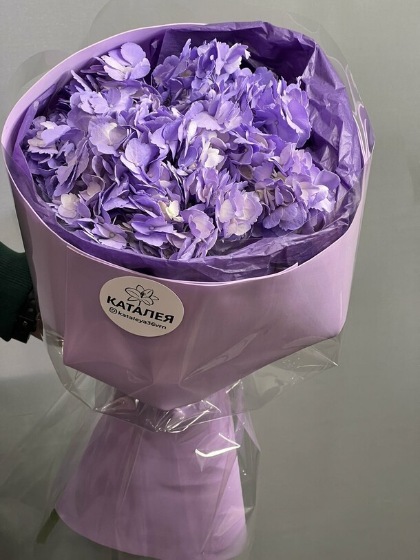 Воздушный букет из гортензии, артикул F1173830 - 4400 рублей, доставка по городу. Flawery - доставка цветов