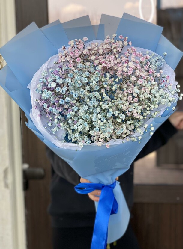 Букет из гипсофилы, артикул F1183960 - 5280 рублей, доставка по городу. Flawery - доставка цветов