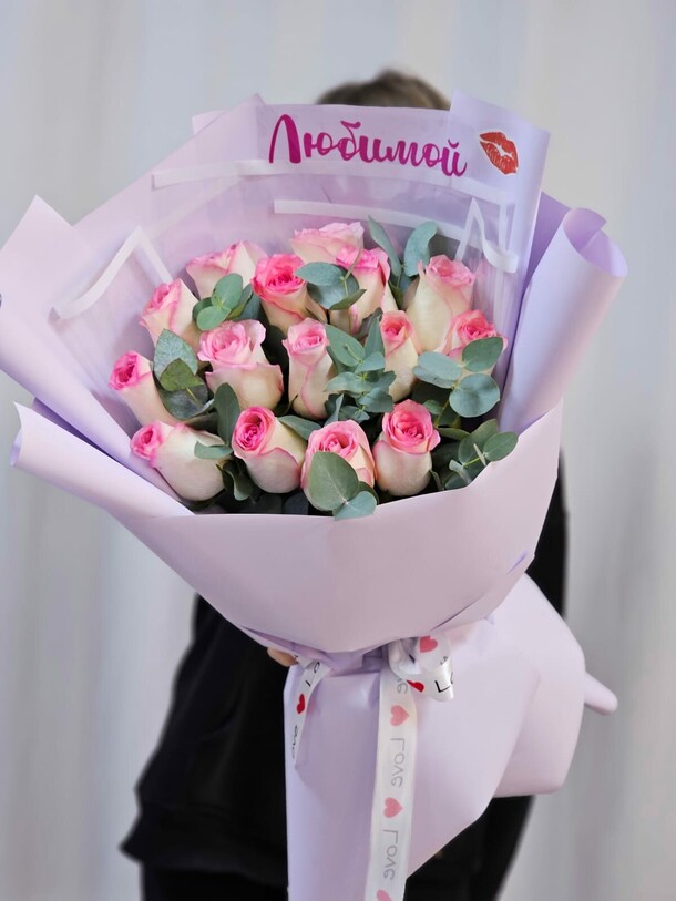 Букет любимой, артикул F1377065 - 6050 рублей, доставка по городу. Flawery - доставка цветов