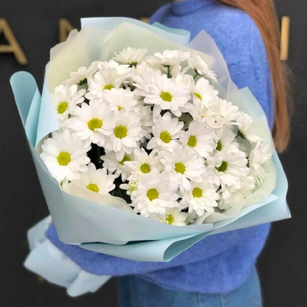 Букет ромашек, артикул F1192295 - 3200 рублей, доставка по городу. Flawery - доставка цветов