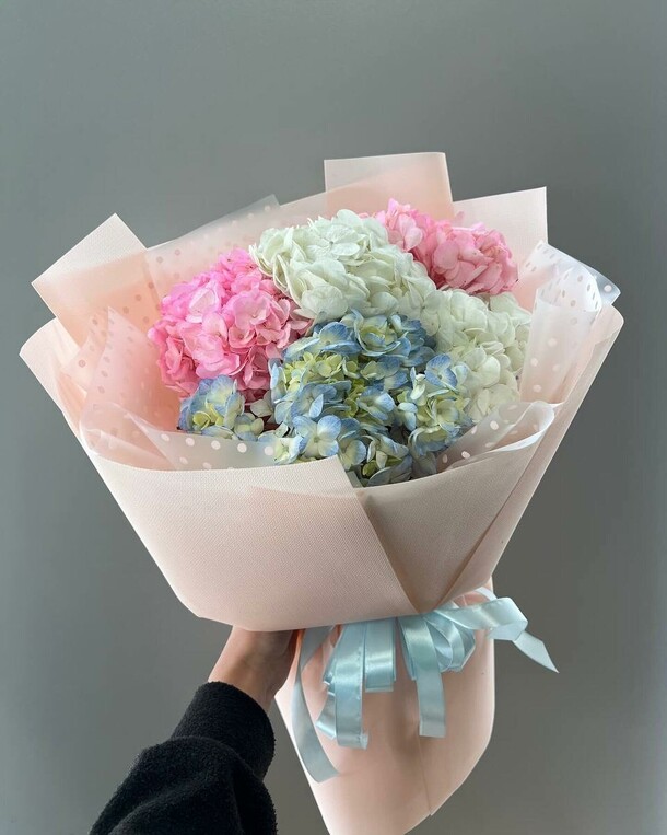 Букет гортензий, артикул F1411708 - 6000 рублей, доставка по городу. Flawery - доставка цветов