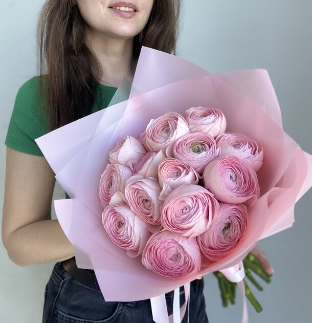 Ранункулюсы, артикул F1179155 - 15000 рублей, доставка по городу. Flawery - доставка цветов