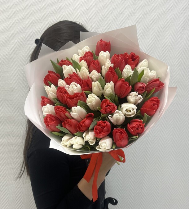 Тюльпаны - цветы весны, артикул F1393950 - 13100 рублей, доставка по городу. Flawery - доставка цветов