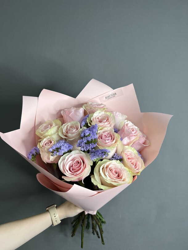 Пудровый, артикул F1202636 - 5790 рублей, доставка по городу. Flawery - доставка цветов