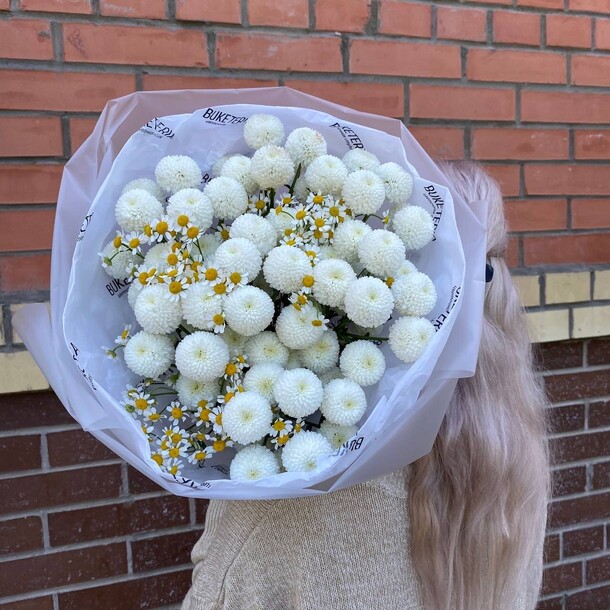 Белоснежный, артикул F1202729 - 6690 рублей, доставка по городу. Flawery - доставка цветов