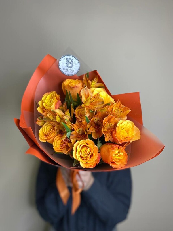 Яркая осень, артикул F1323278 - 3590 рублей, доставка по городу. Flawery - доставка цветов