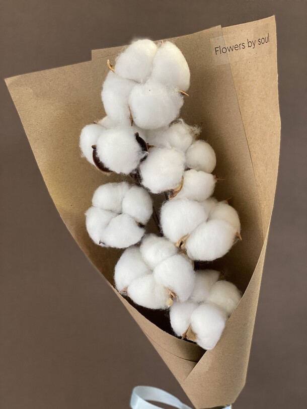 Белый хлопок, артикул F1434852 - 2000 рублей, доставка по городу. Flawery - доставка цветов