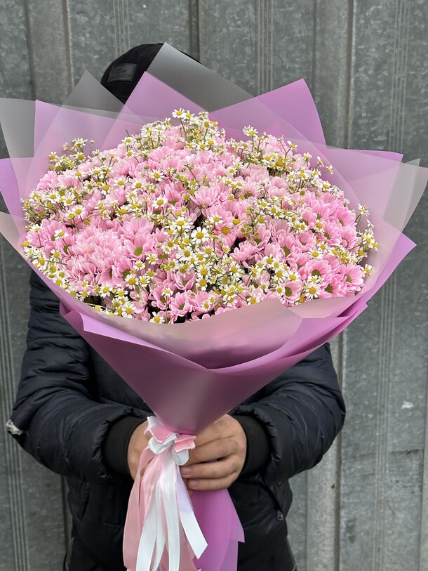 Сантини с ромашкой, артикул F1226383 - 32065 рублей, доставка по городу. Flawery - доставка цветов